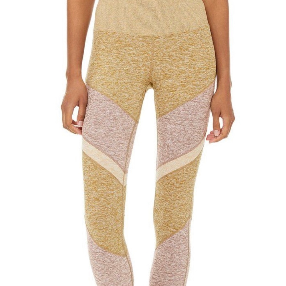 Alo Color block Leggings in Alosoft